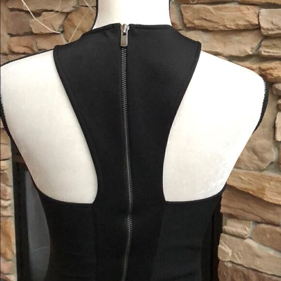 šZaraātrafalucāBlackĀ zipperāpartyādressāsizeāMedium - Picture 5 of 6